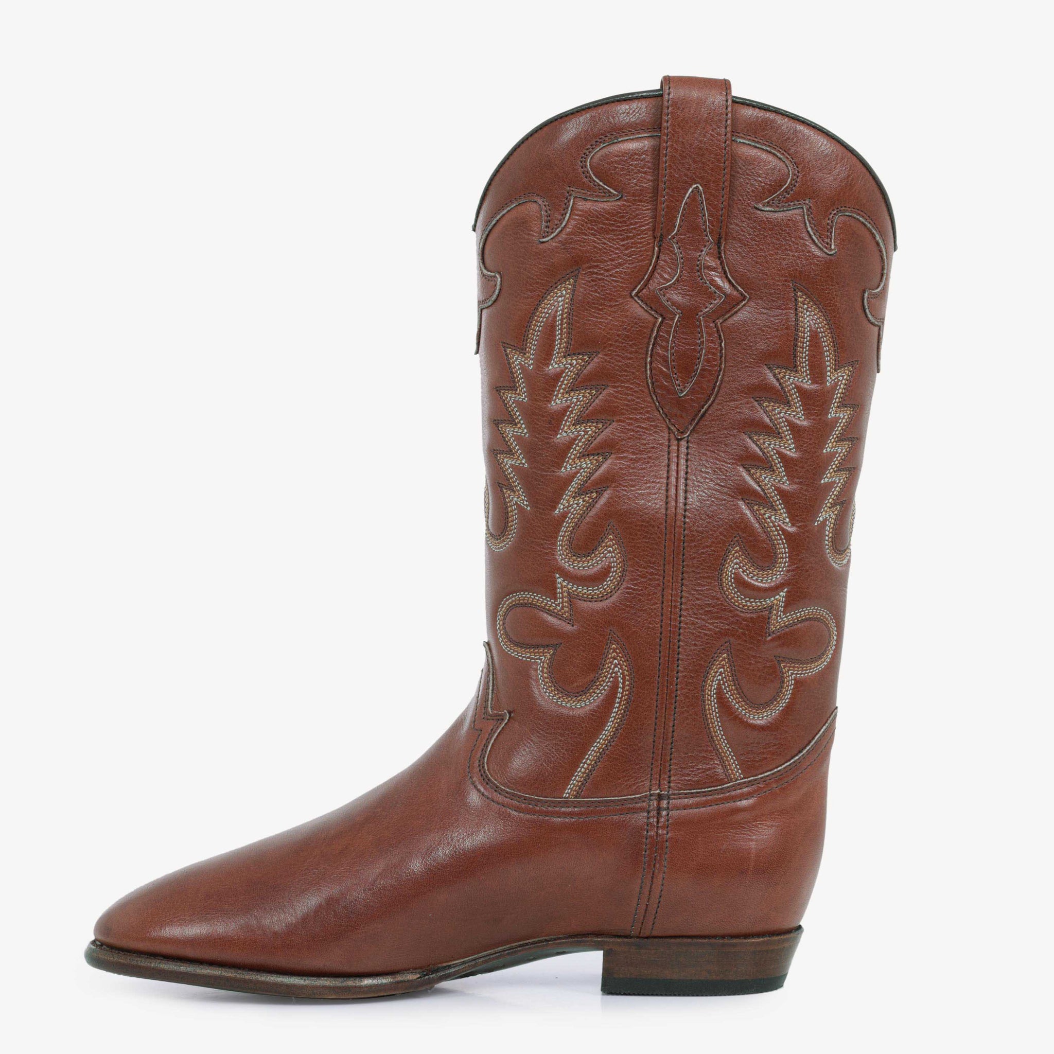 Midnight Cognac Leather