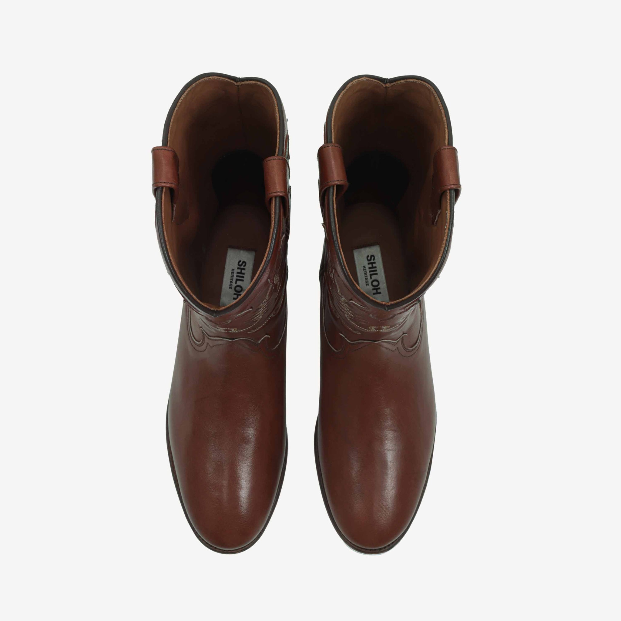 Midnight Cognac Leather