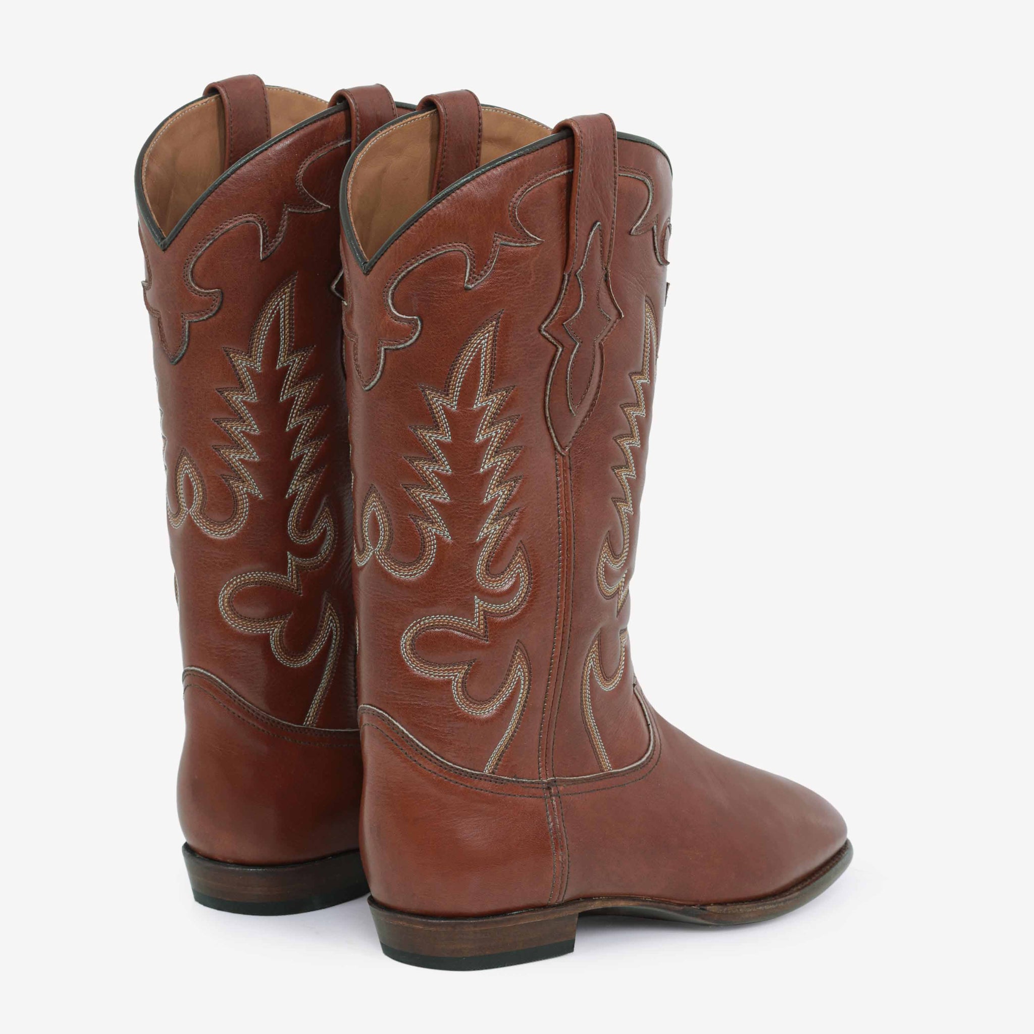 Midnight Cognac Leather