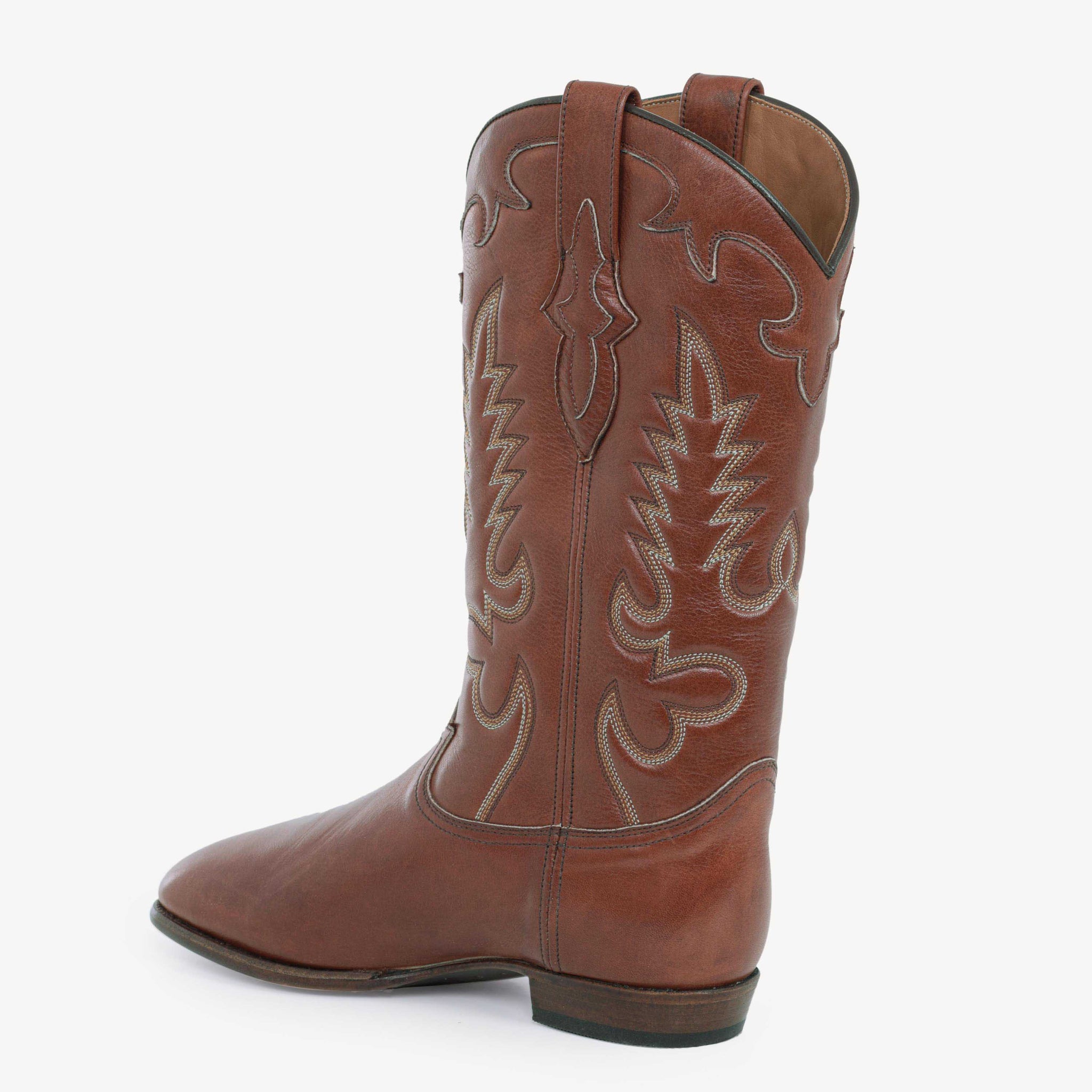 Midnight Cognac Leather