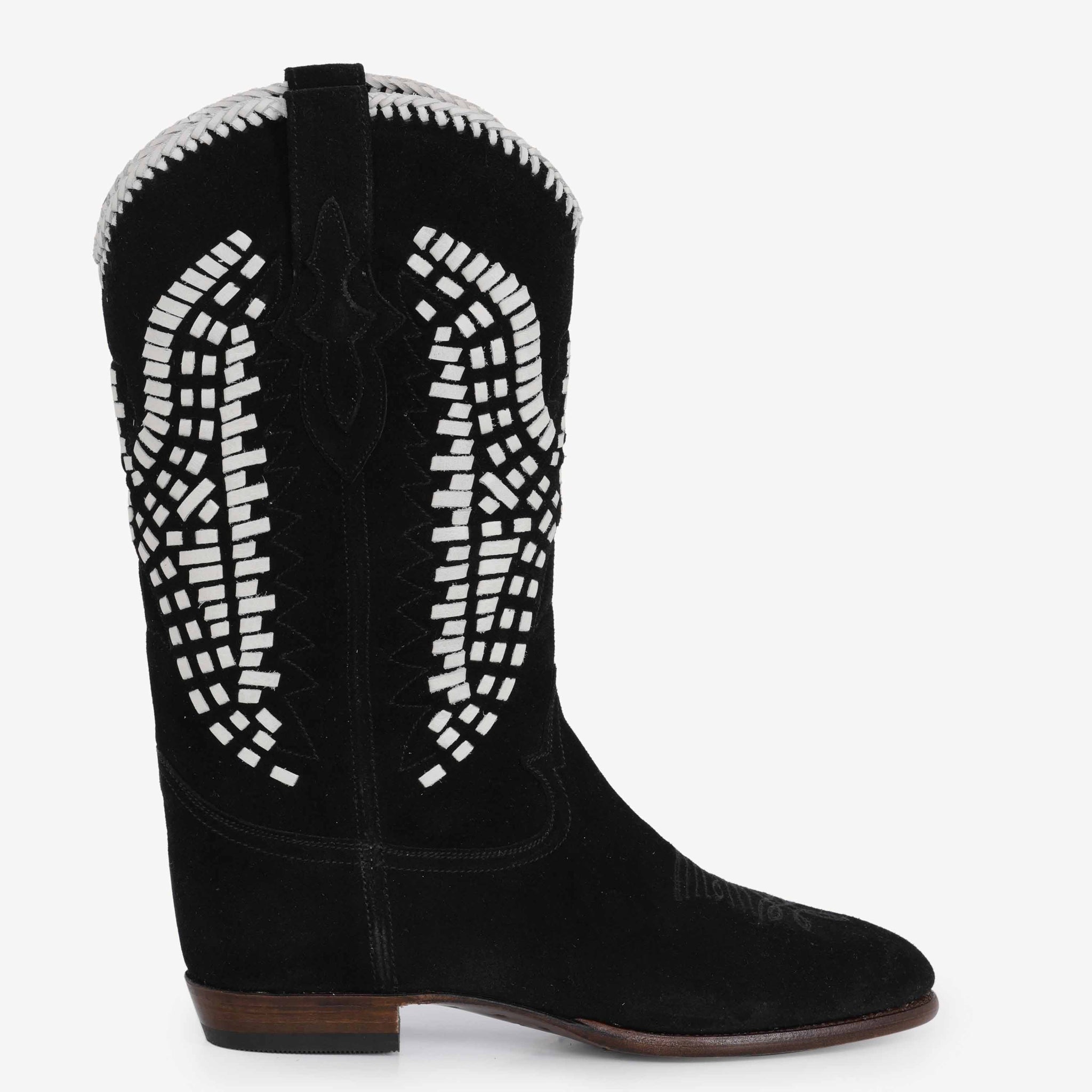 Midnight Inca Black White