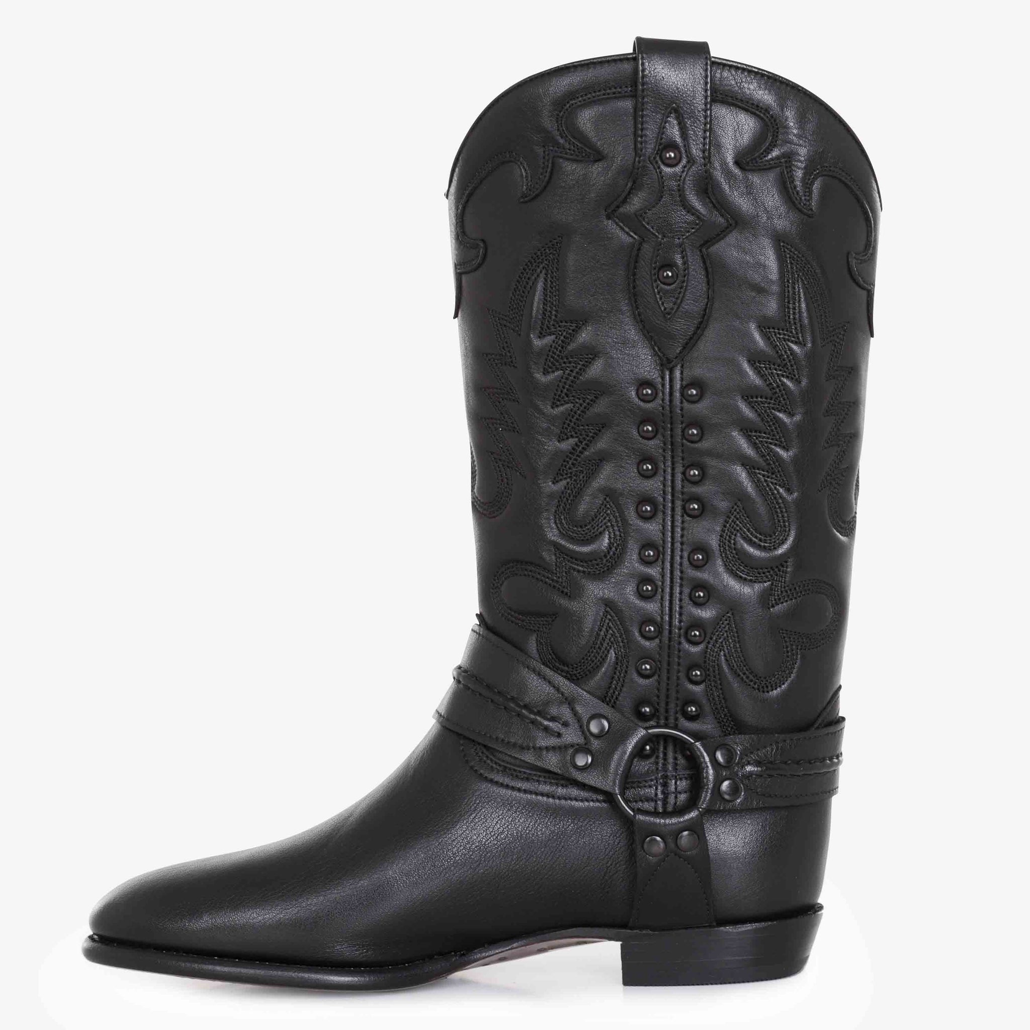 Midnight Rider Black Leather