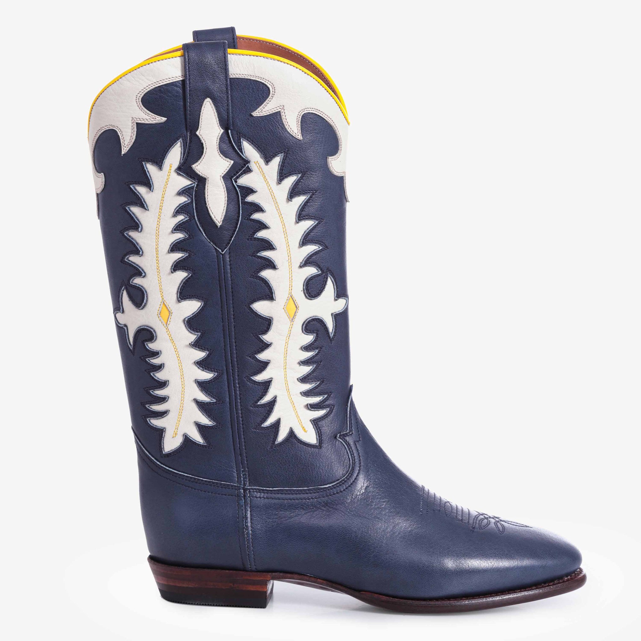 Midnight Texas Dark Blue Leather