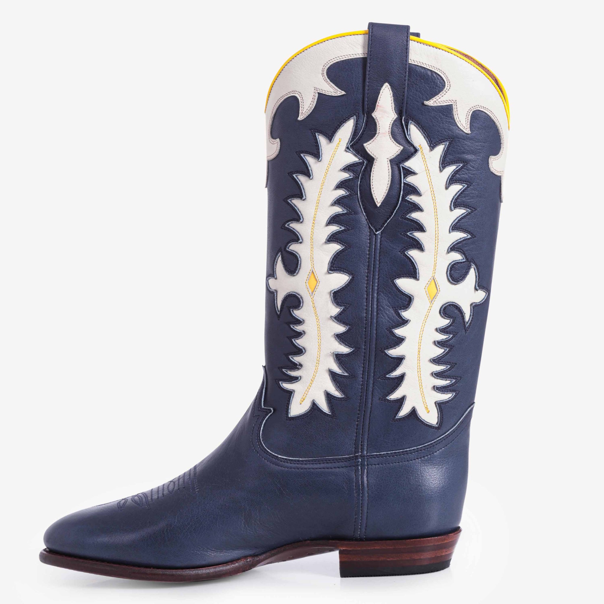Midnight Texas Dark Blue Leather