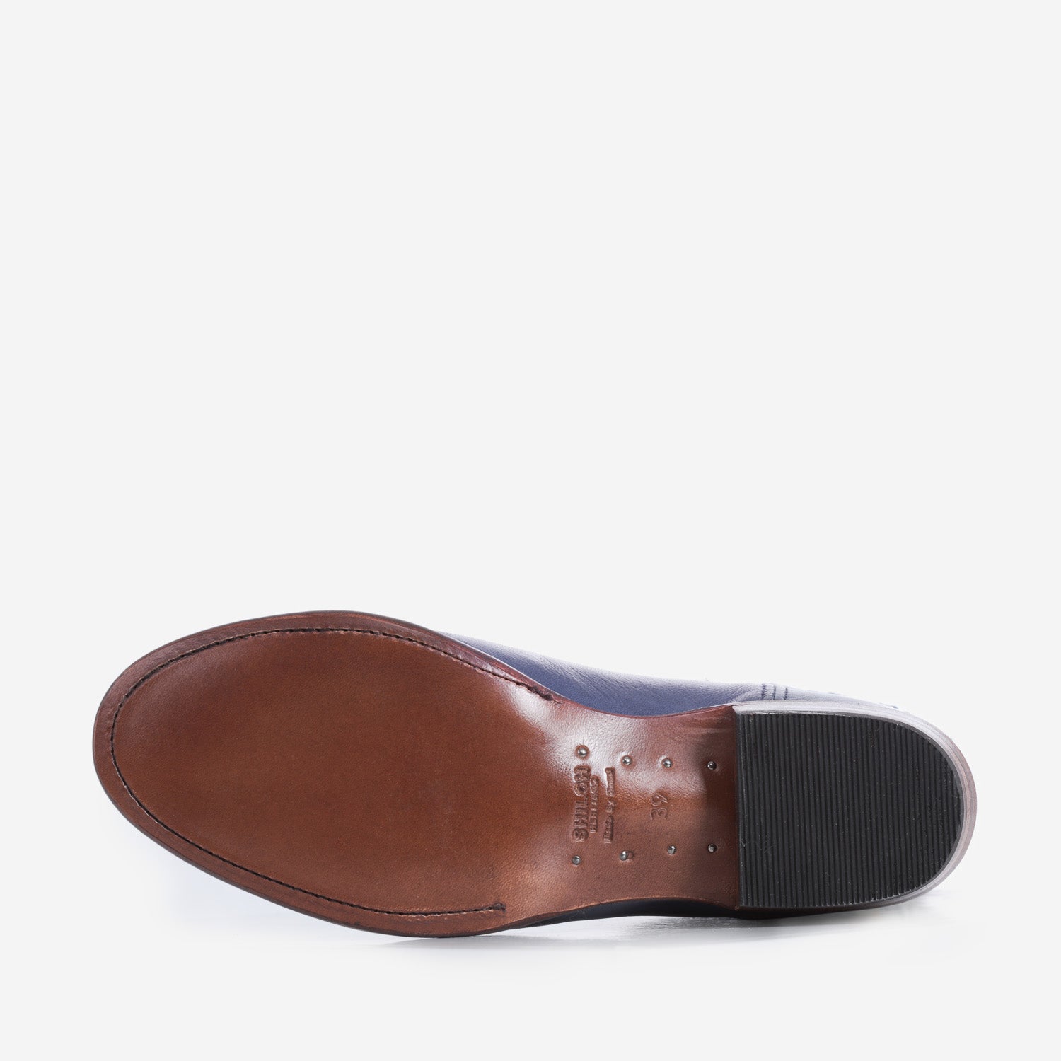 Midnight Texas Dark Blue Leather