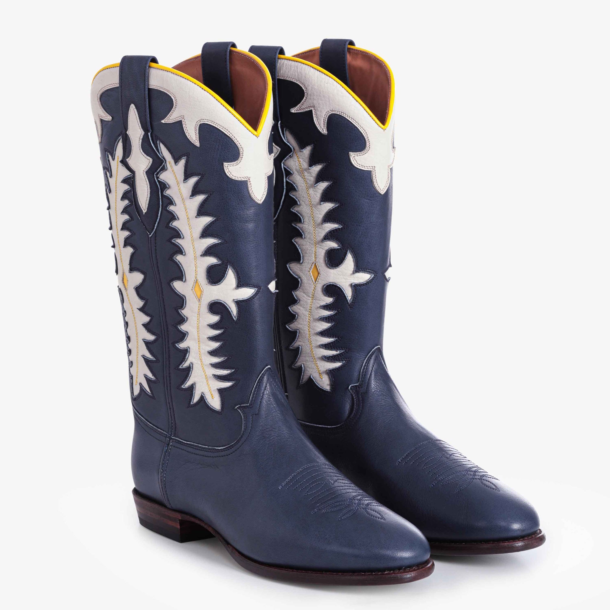Midnight Texas Dark Blue Leather