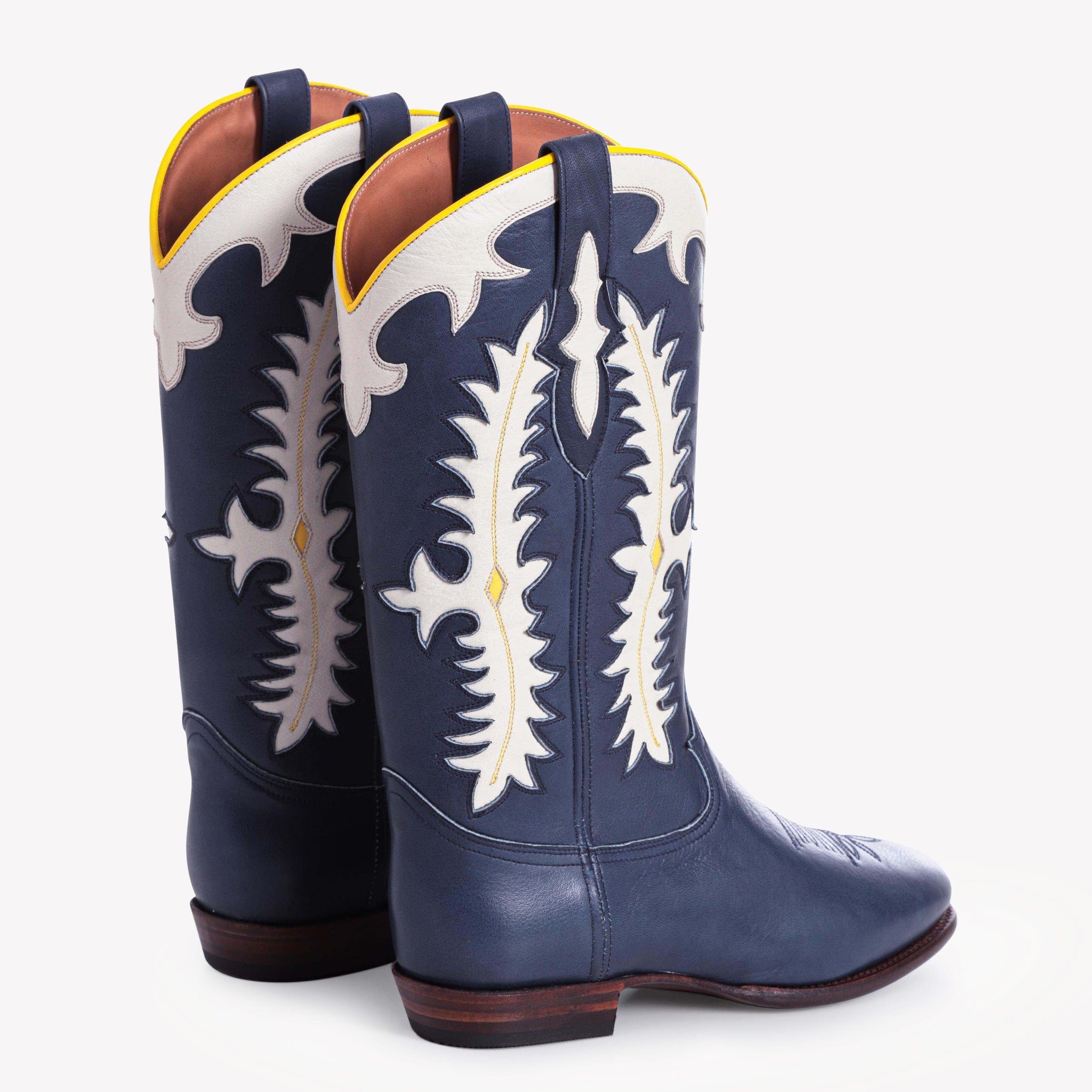 Midnight Texas Dark Blue Leather