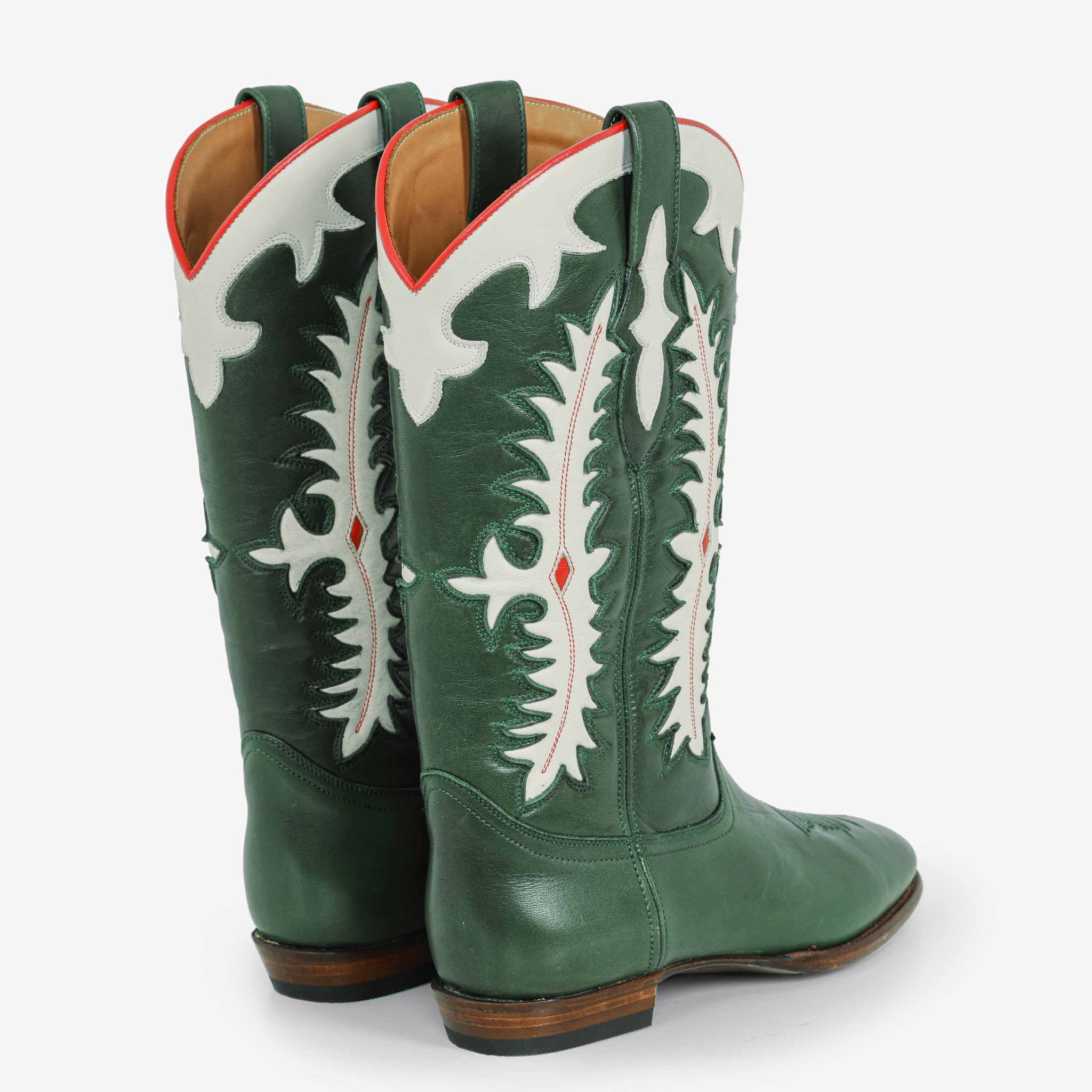 Midnight Texas Dark Green Leather