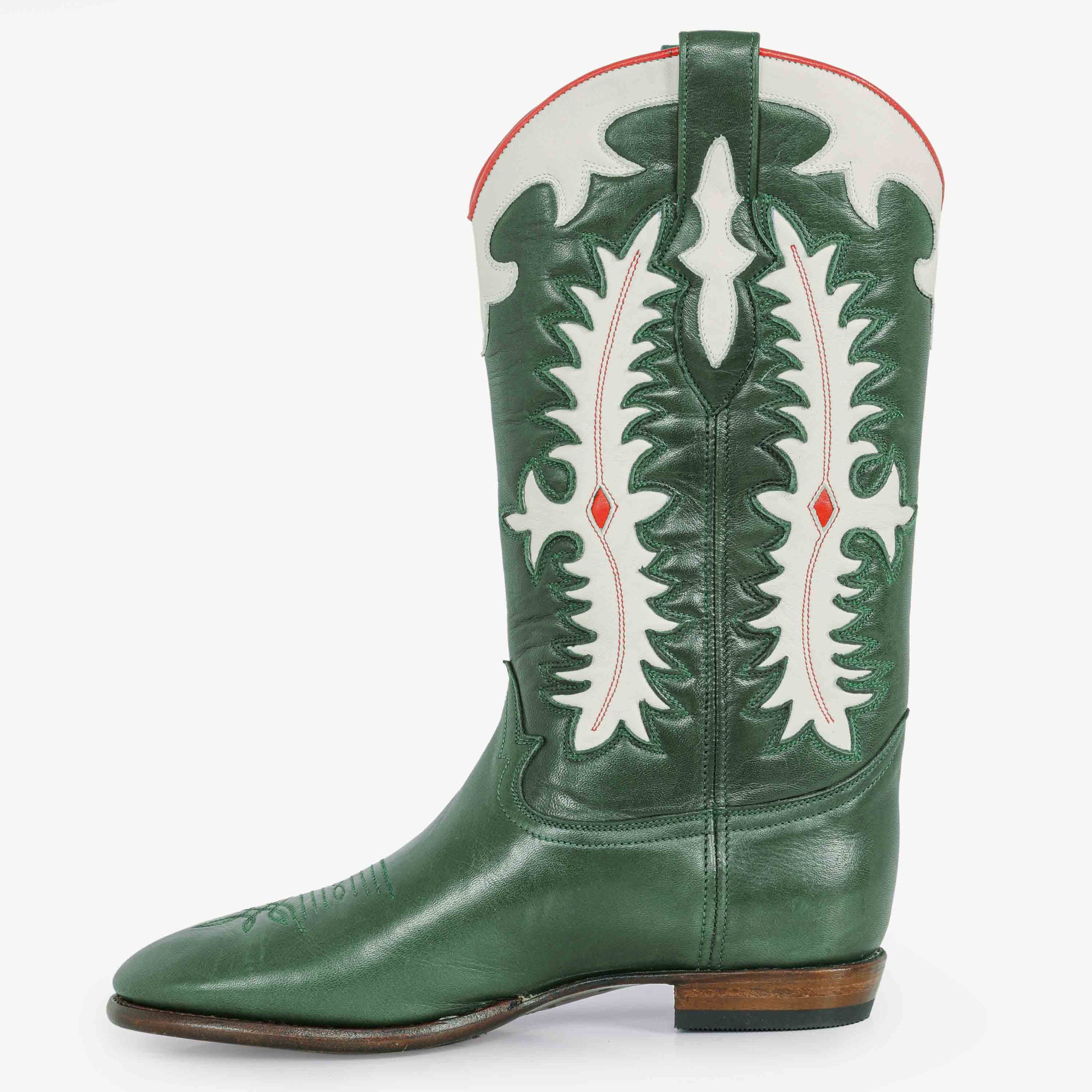 Midnight Texas Dark Green Leather