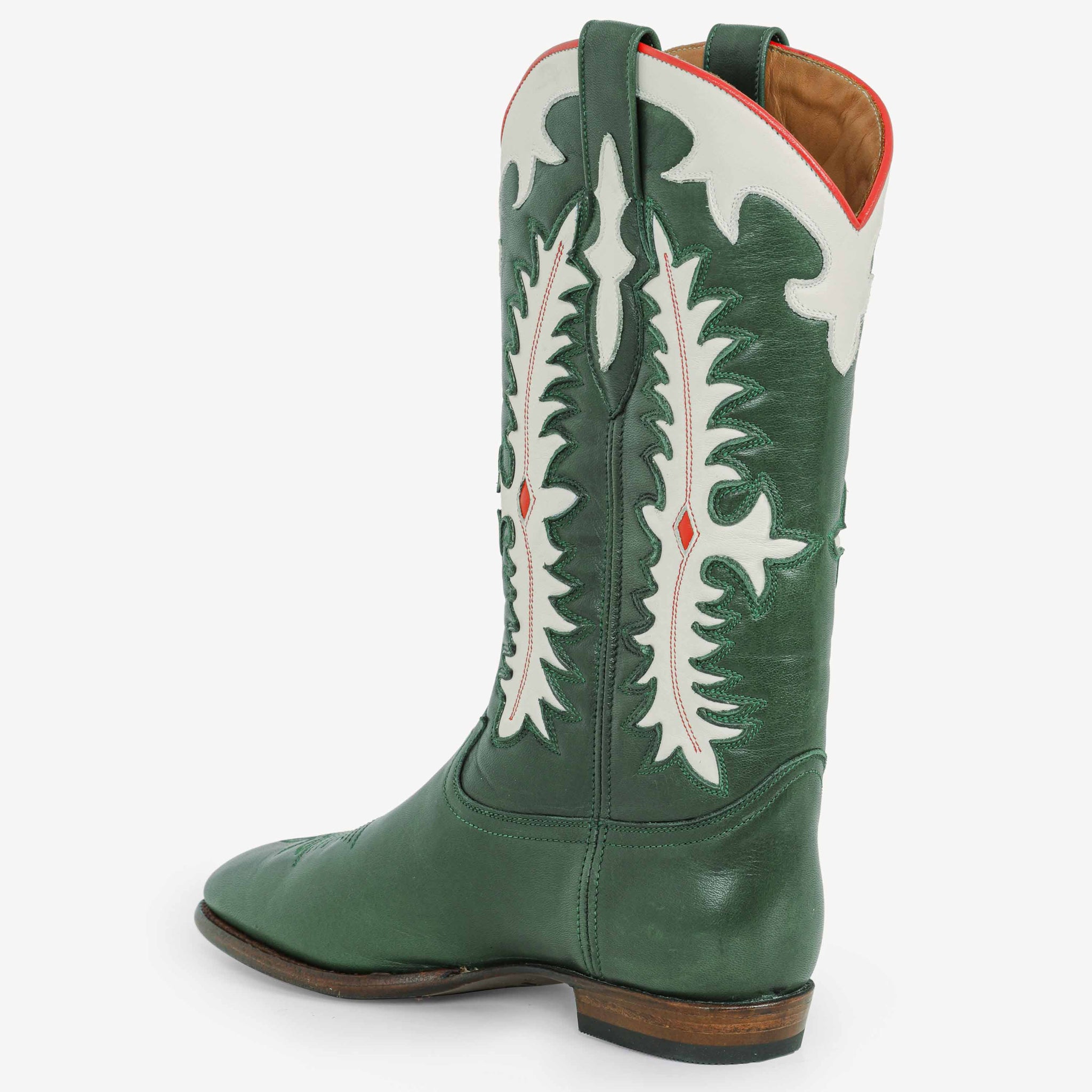 Midnight Texas Dark Green Leather