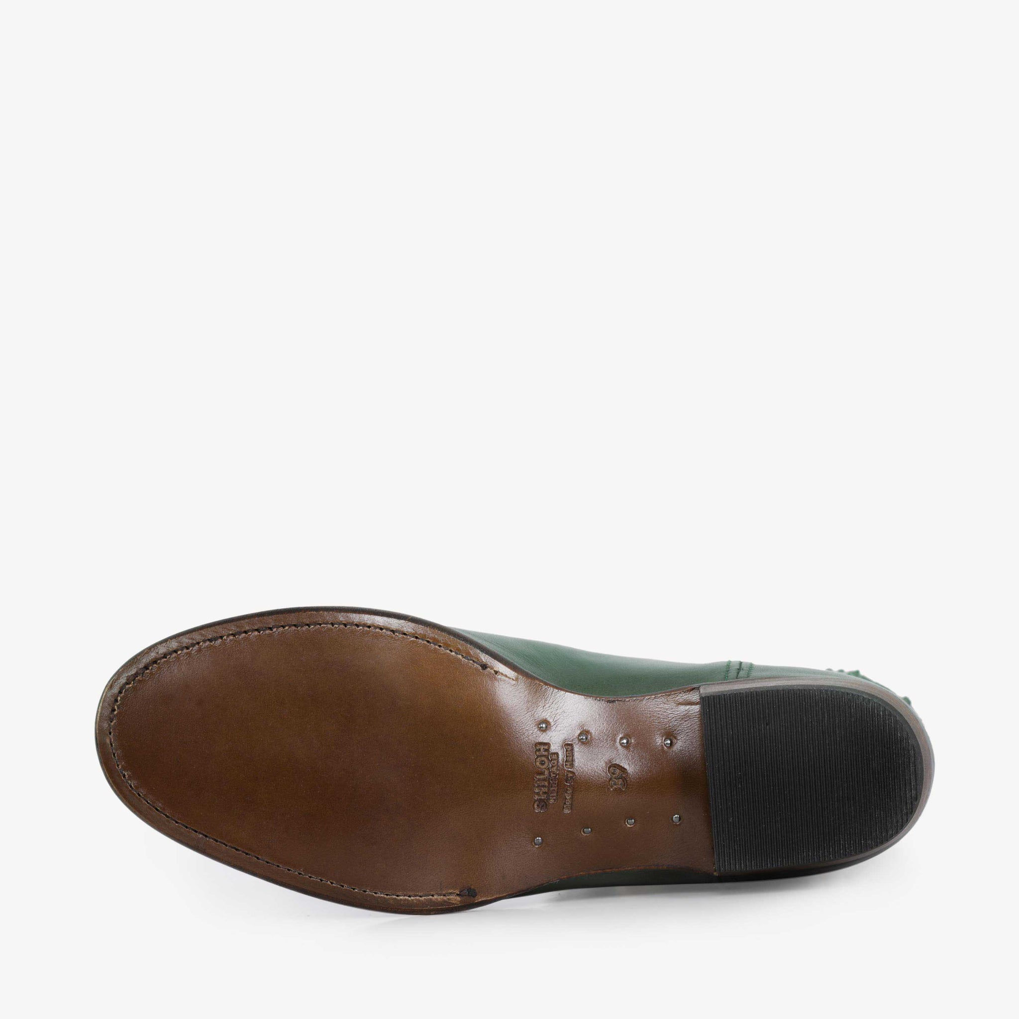 Midnight Texas Dark Green Leather