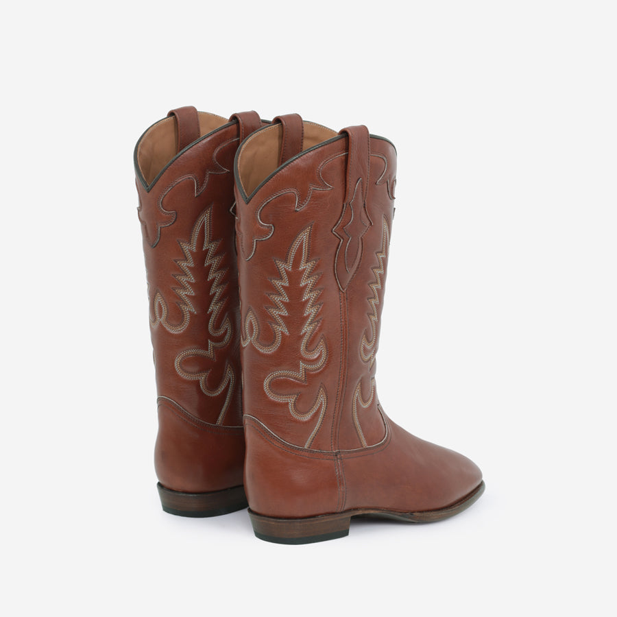 MIDNIGHT BOOTS COGNAC LEATHER