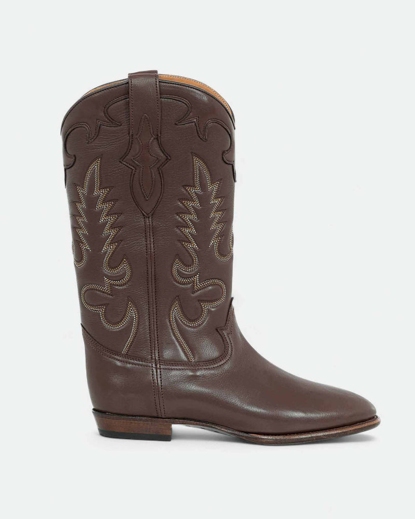 Midnight Brown Leather