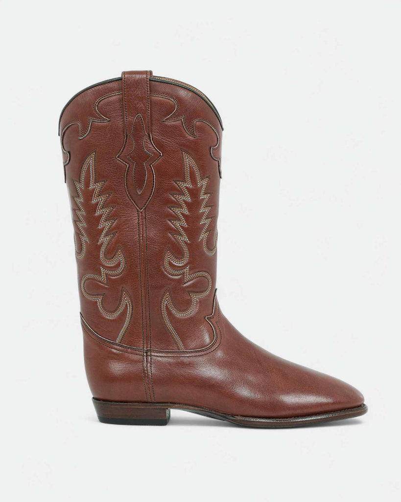 Midnight Cognac Leather