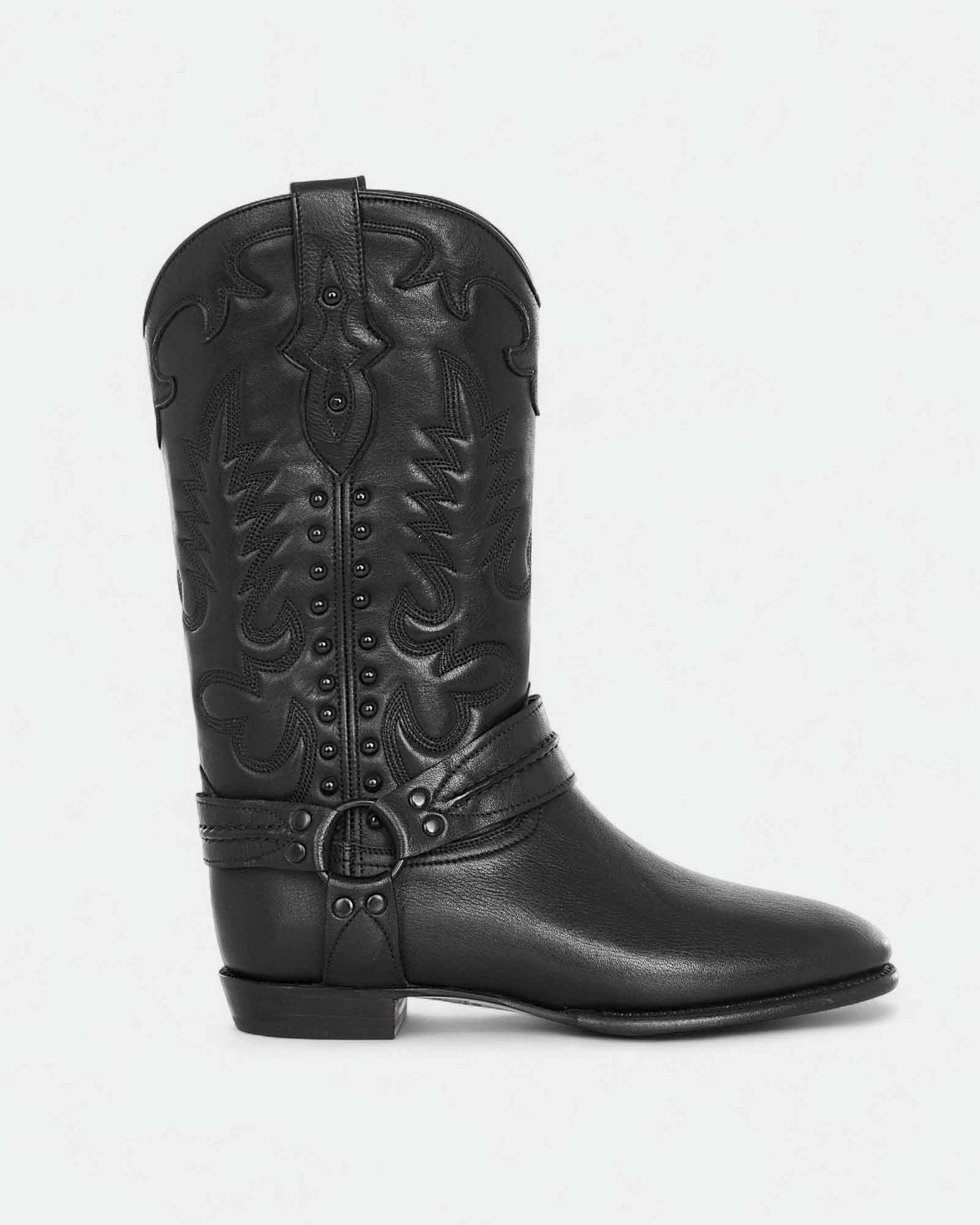 Midnight Rider Black Leather