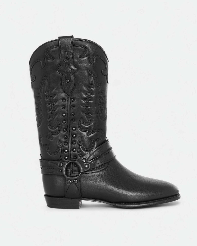 Midnight Rider Black Leather