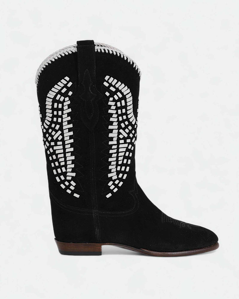 Midnight Inca Black White