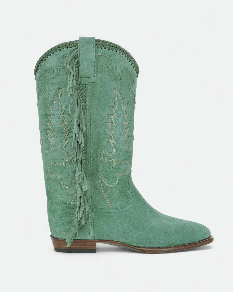 Midnight Green Fringes