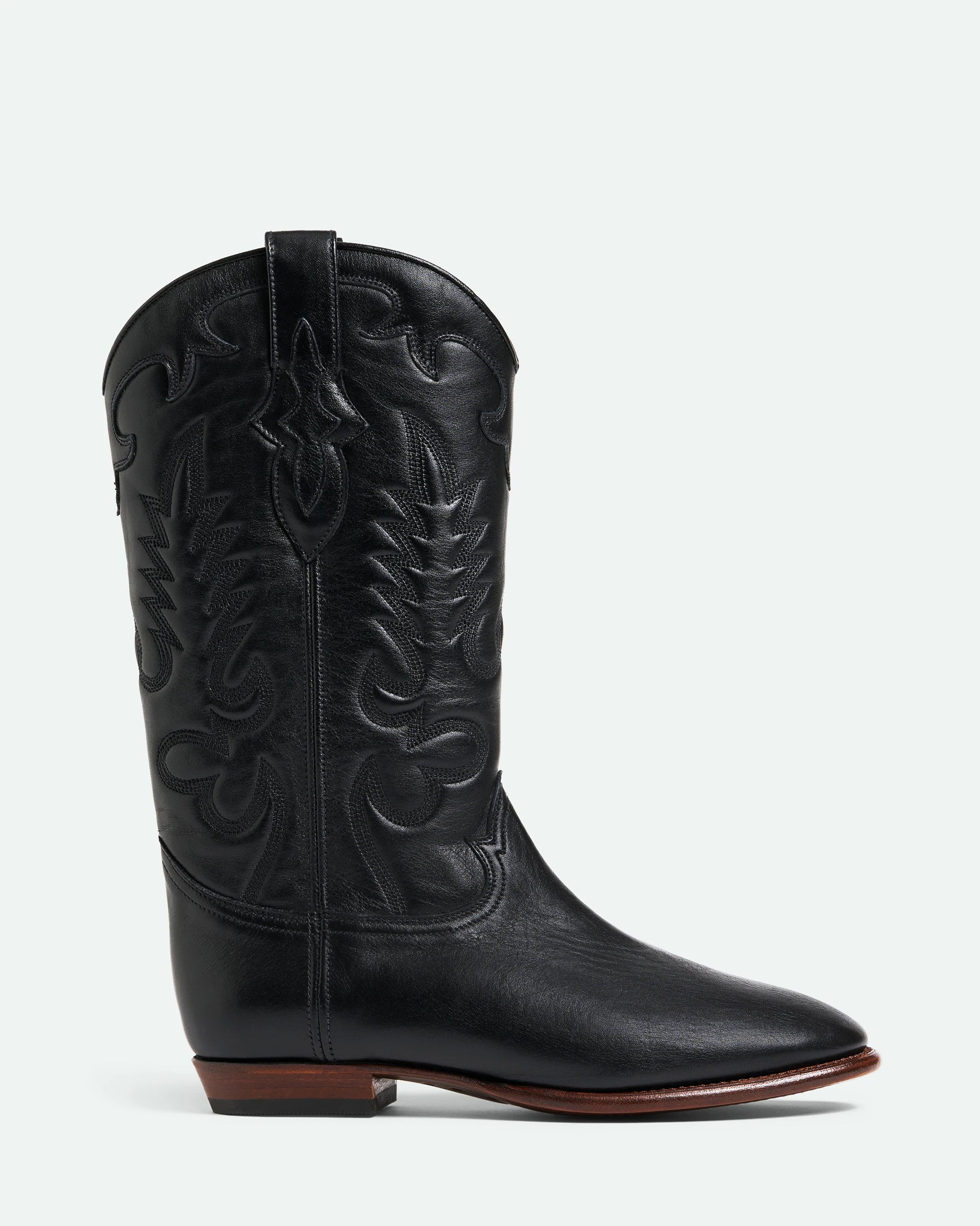 Midnight Black Leather