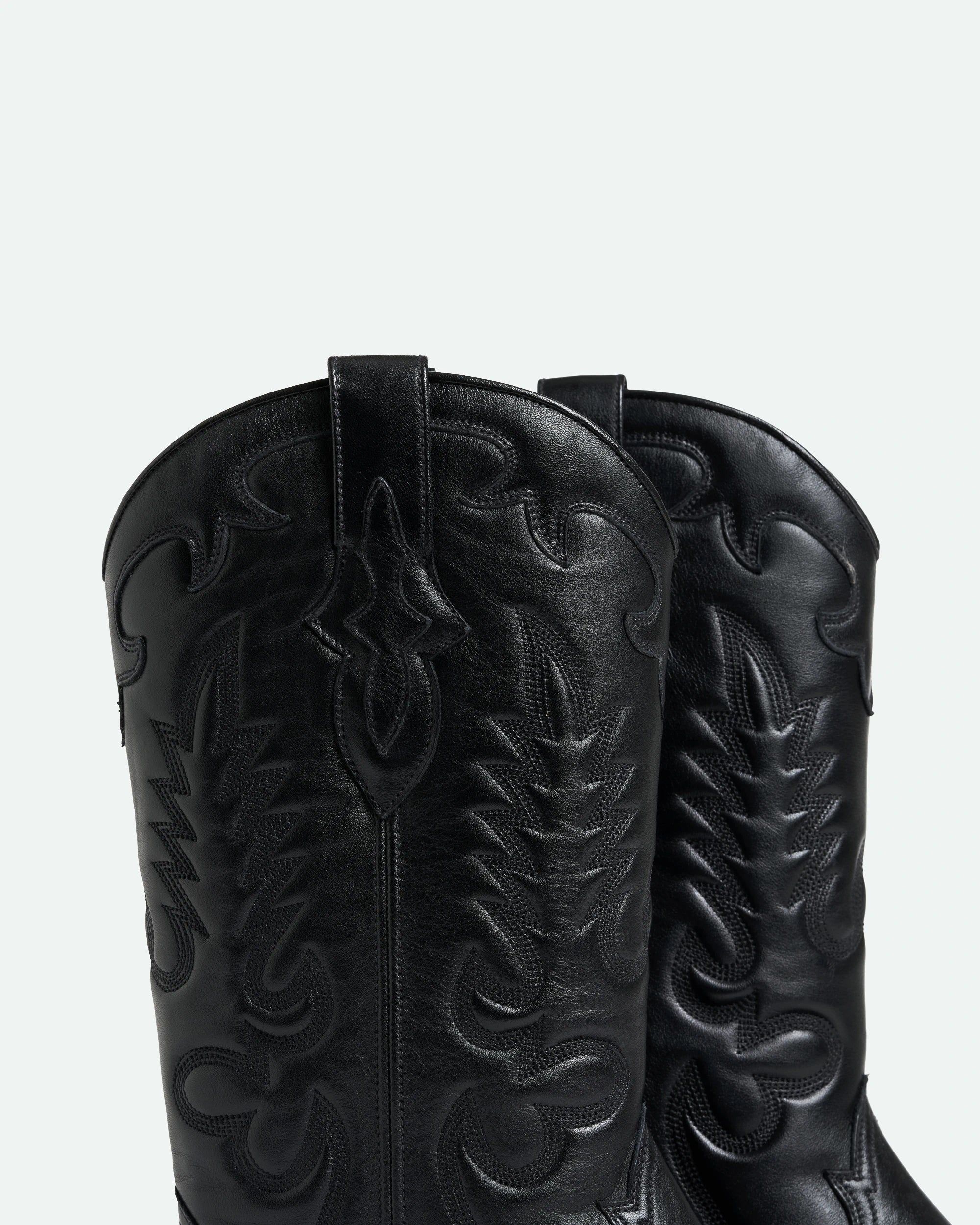 Midnight Black Leather