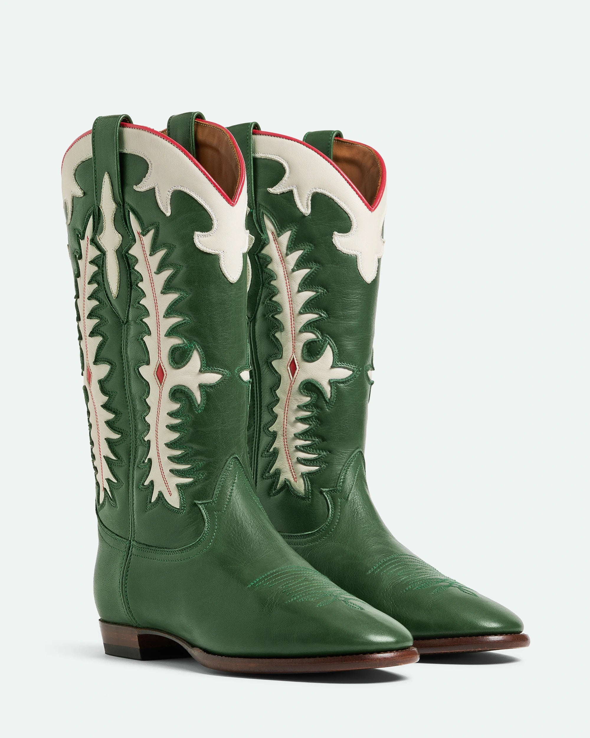 Midnight Texas Dark Green Leather