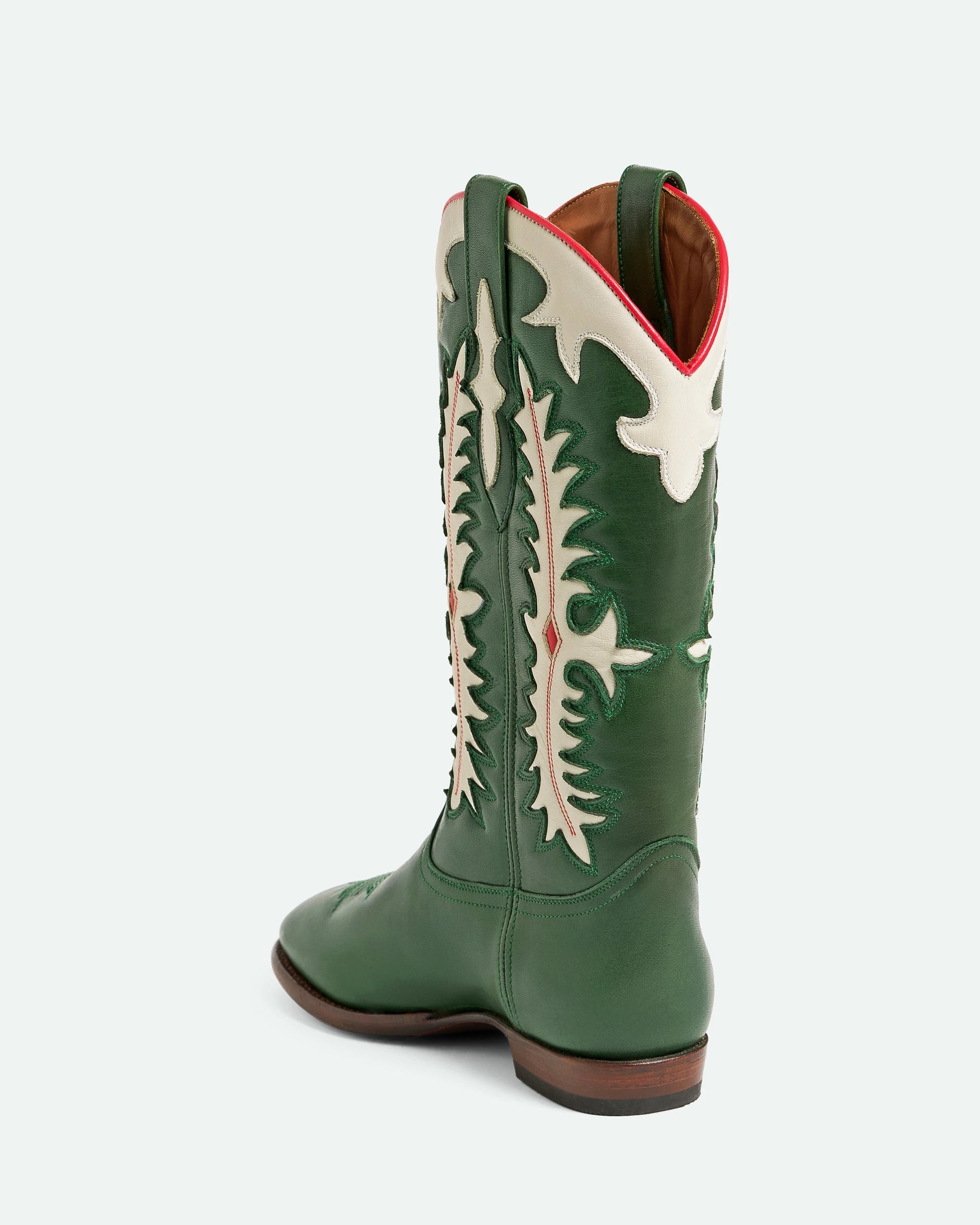 Midnight Texas Dark Green Leather