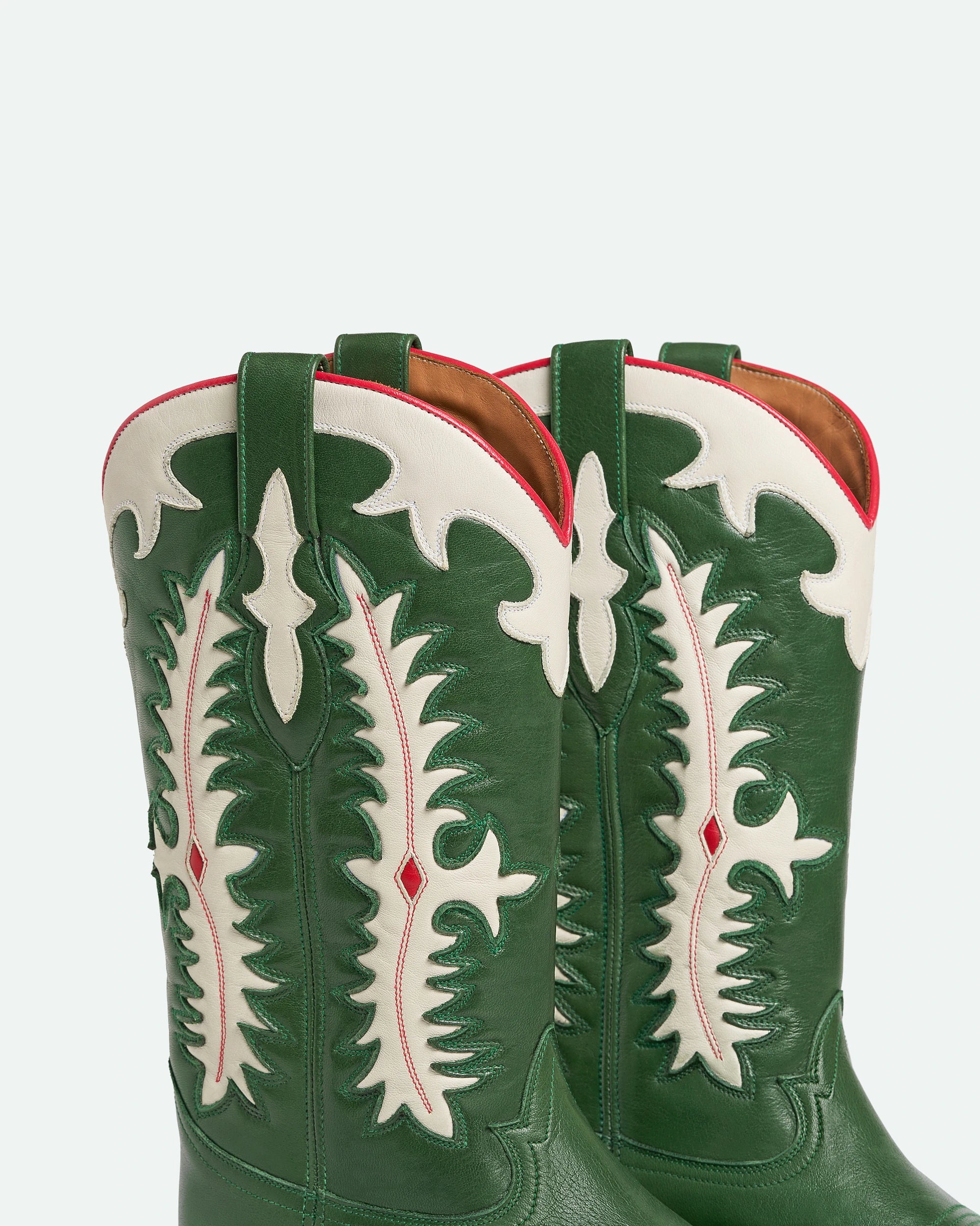 Midnight Texas Dark Green Leather