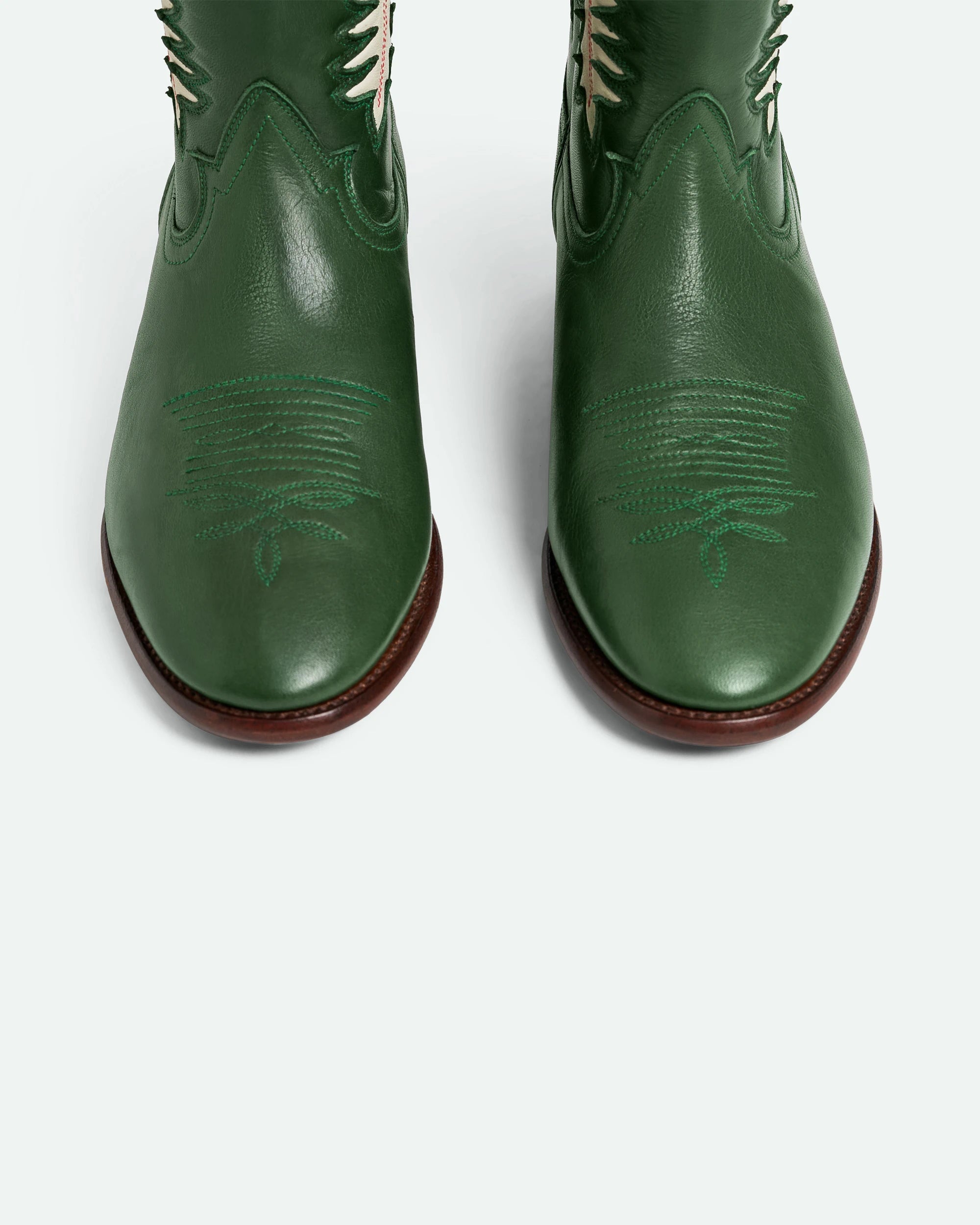 Midnight Texas Dark Green Leather