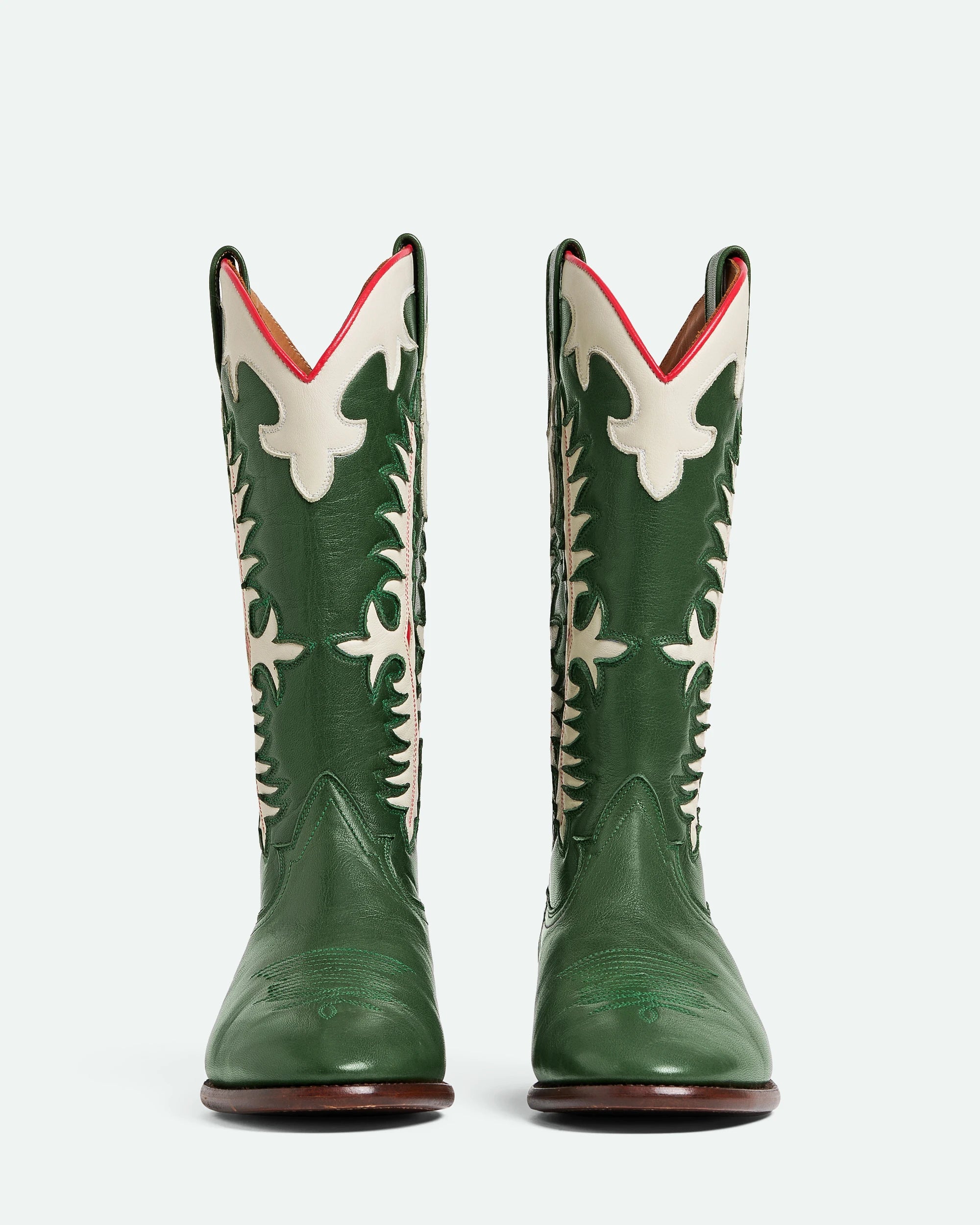 Midnight Texas Dark Green Leather