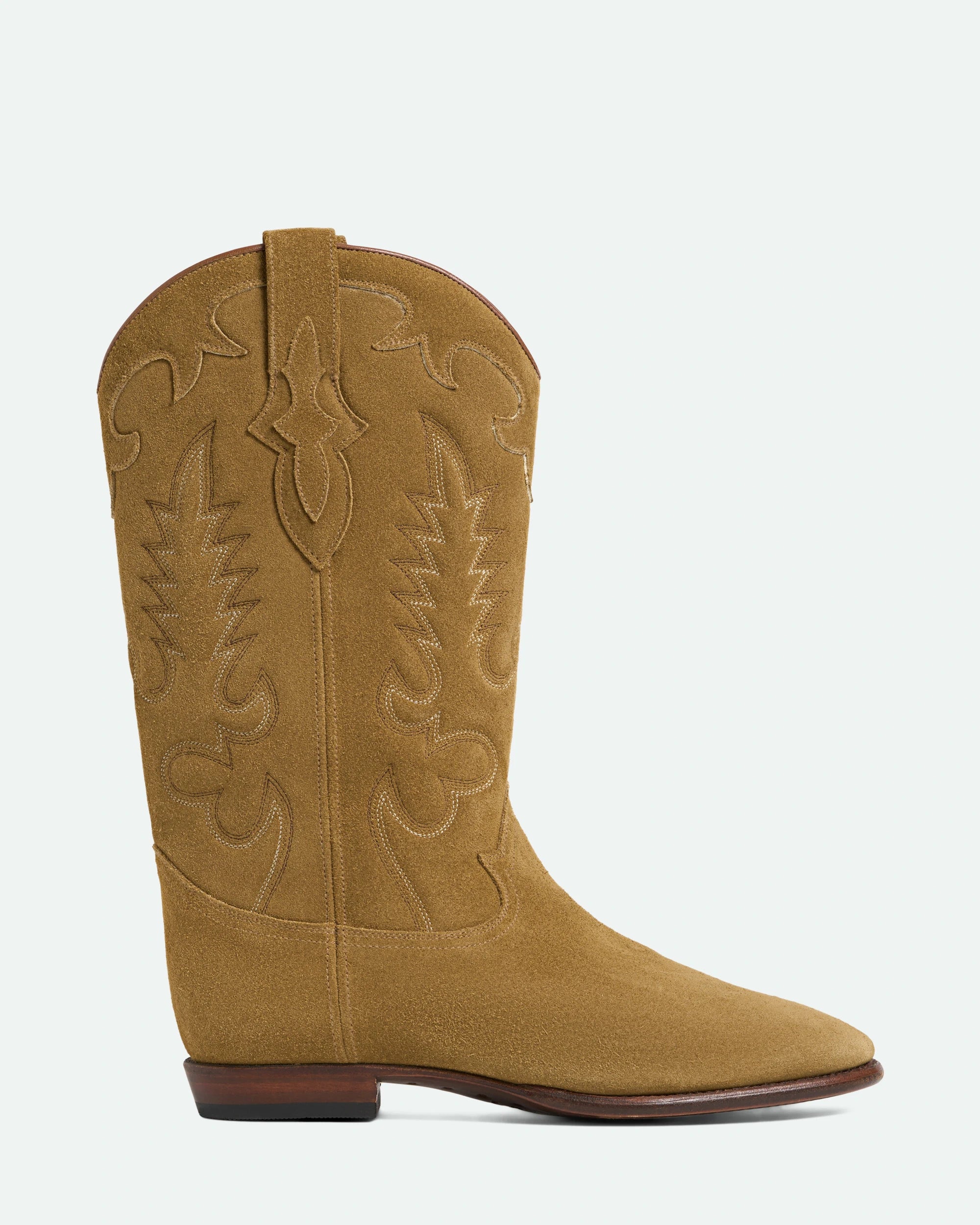 Midnight Suede Camel