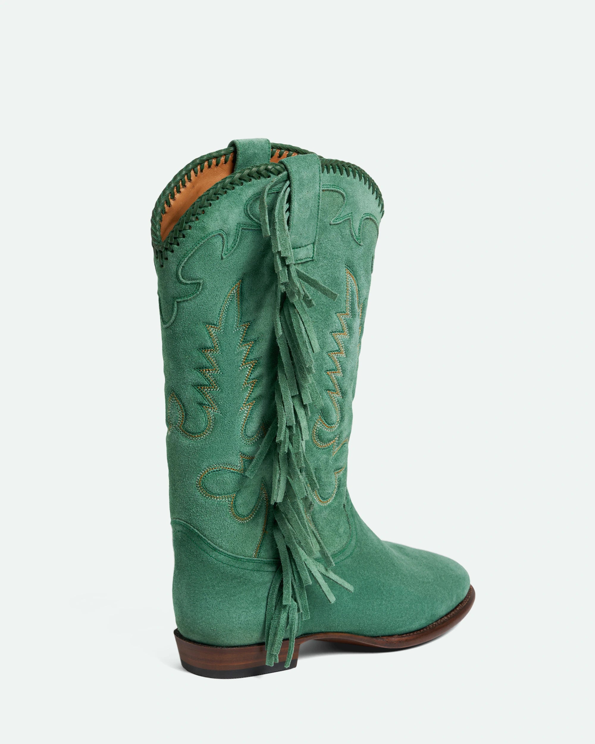Midnight Green Fringes