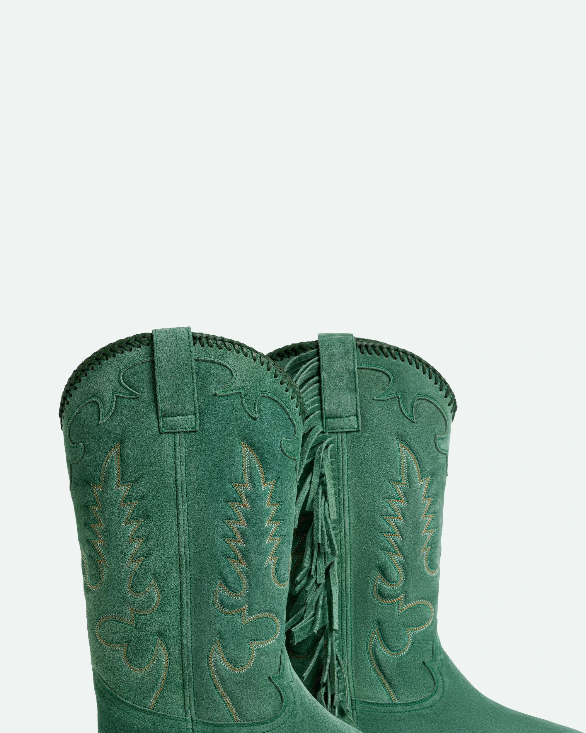 Midnight Green Fringes