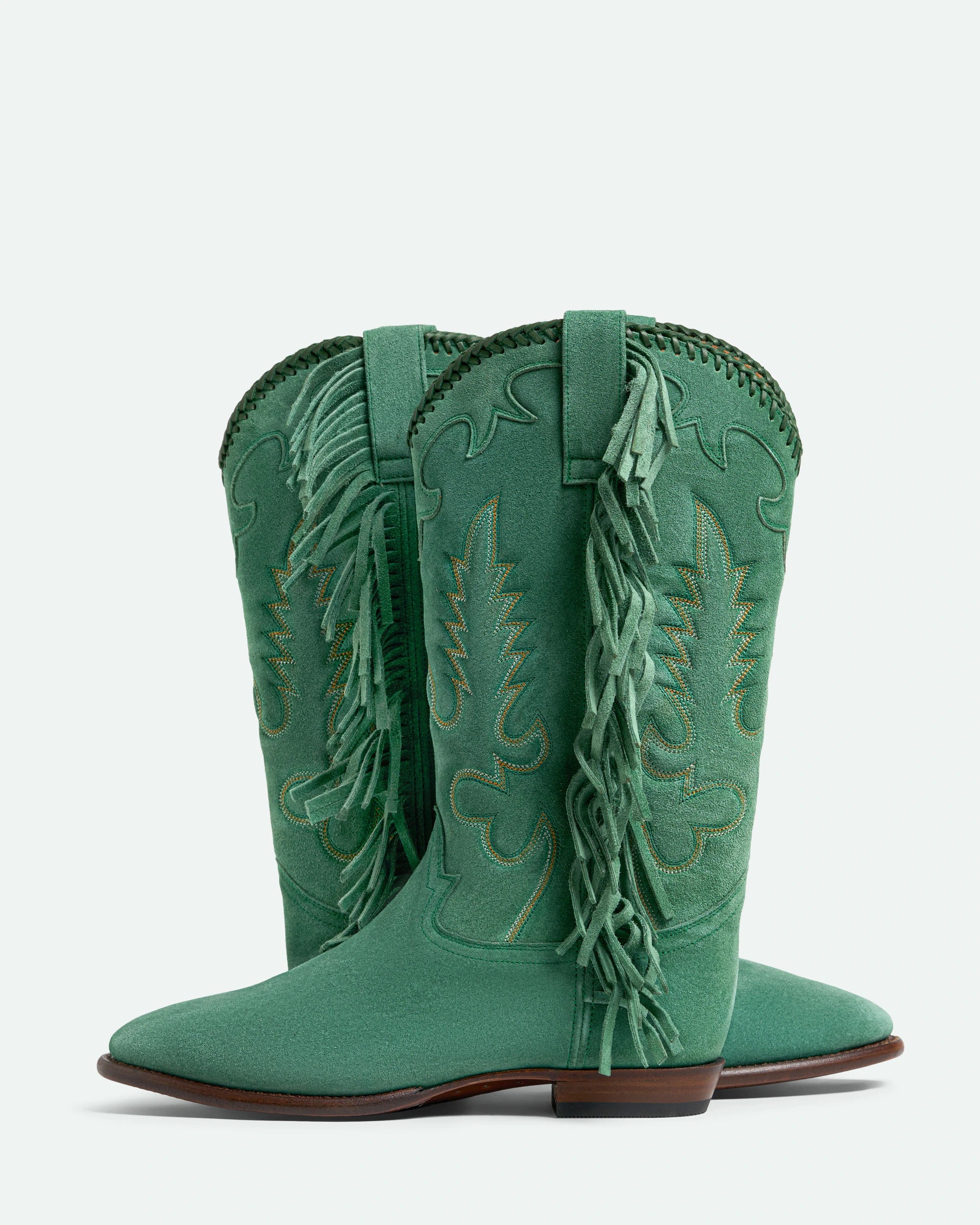 Midnight Green Fringes